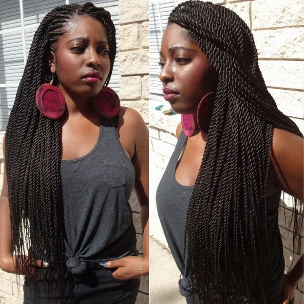 Trendy Wholesale long box braid hairstyles For Confident Styles 