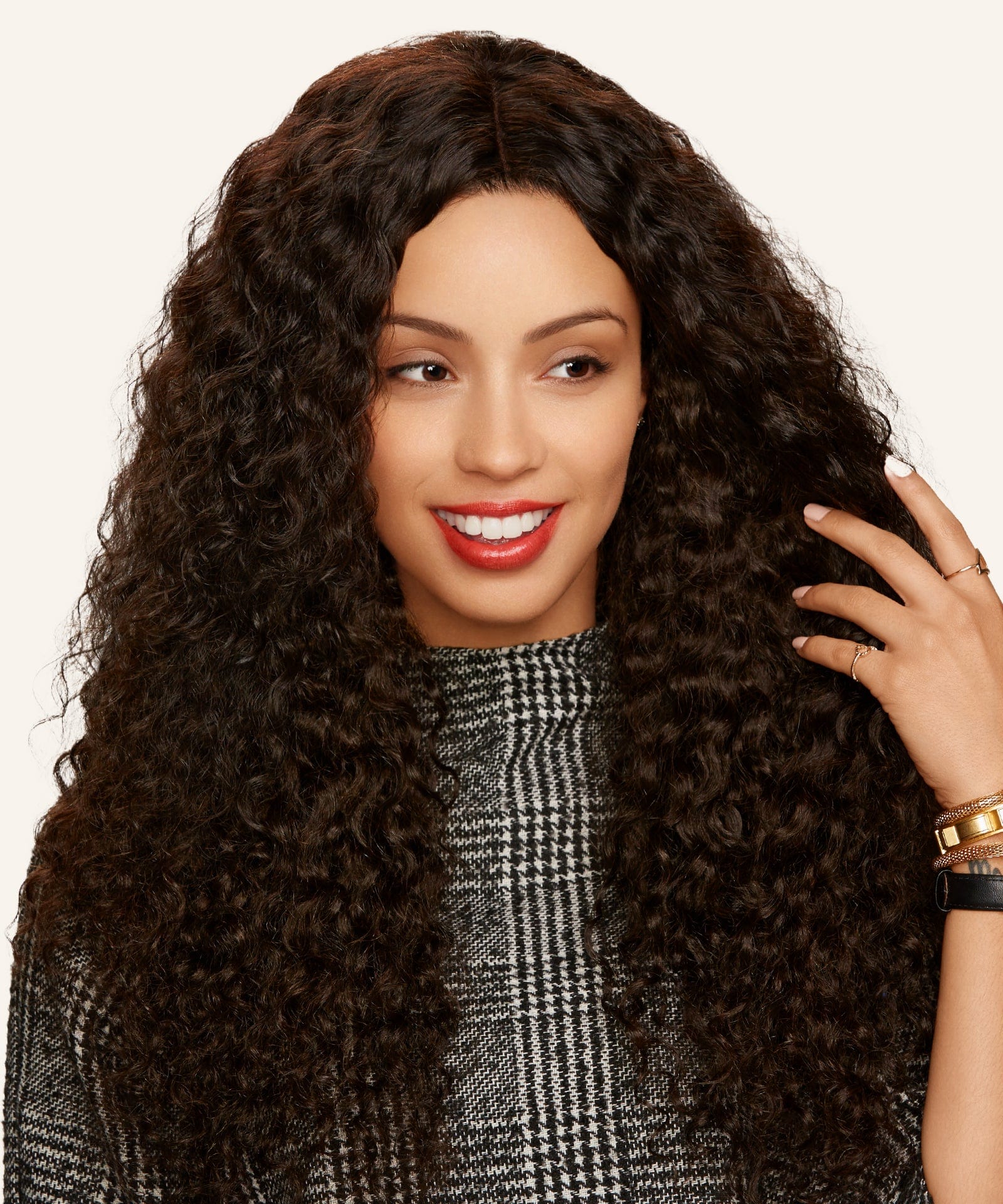 Curly Full Lace Wig Virgin Human Hair Perfect Locks