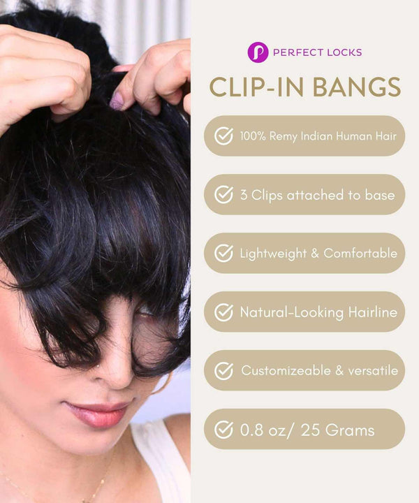 Trendsetting Clip In Bangs Perfect Locks