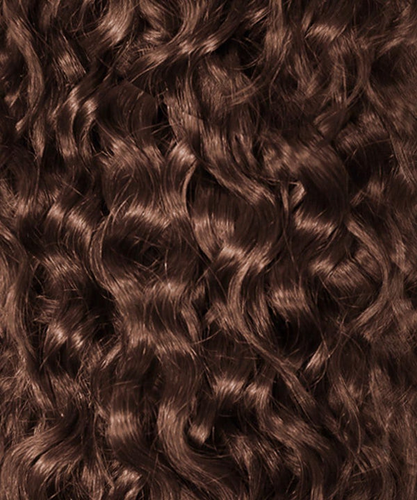 Curly Colored Hair Machine Weft