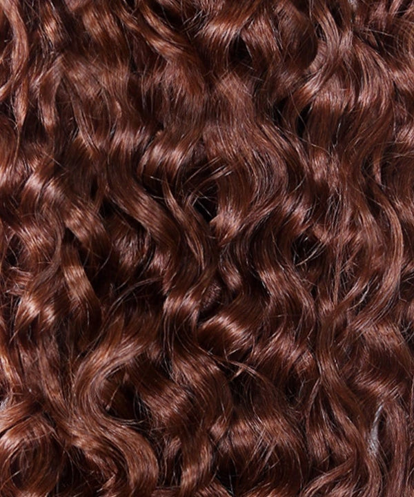 Curly Colored Hair Machine Weft