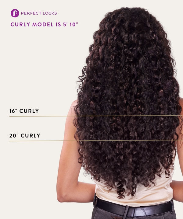 curly invisi tape in hair extensions tape-ins by perfect locks