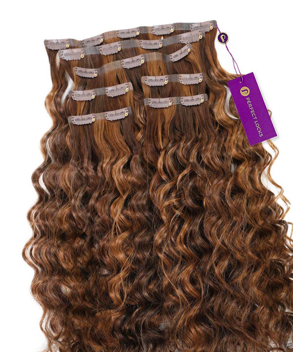 Curly Seamless Clip-In Hair Extensions