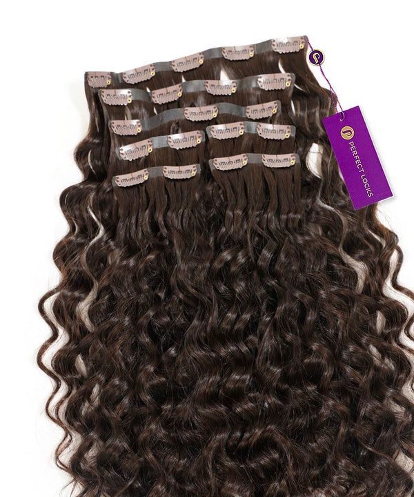 Curly Seamless Clip-In Hair Extensions