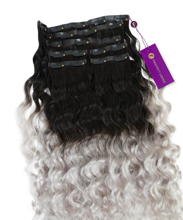 Curly Seamless Clip-In Hair Extensions