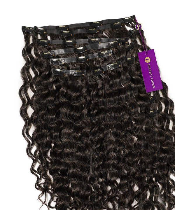 Curly Seamless Clip-In Hair Extensions