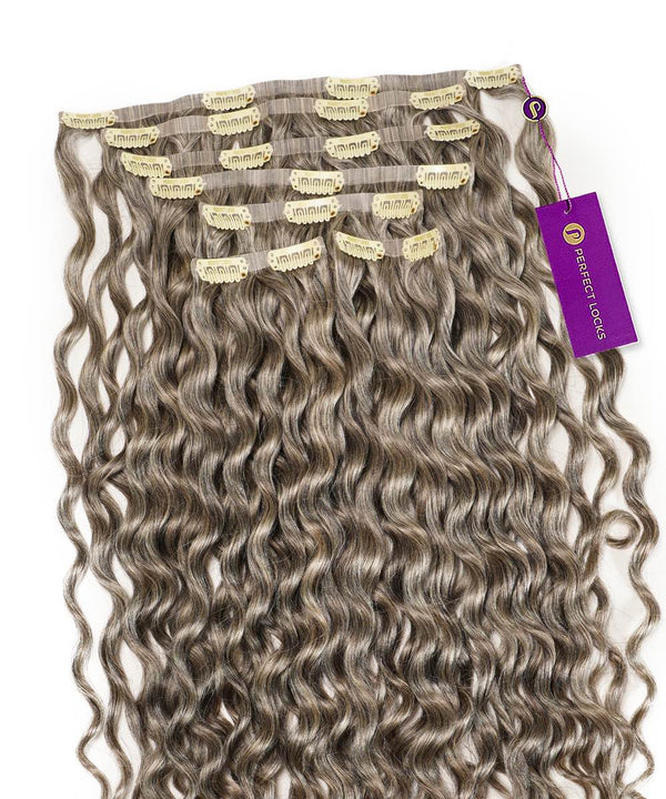 Curly Seamless Clip-In Hair Extensions