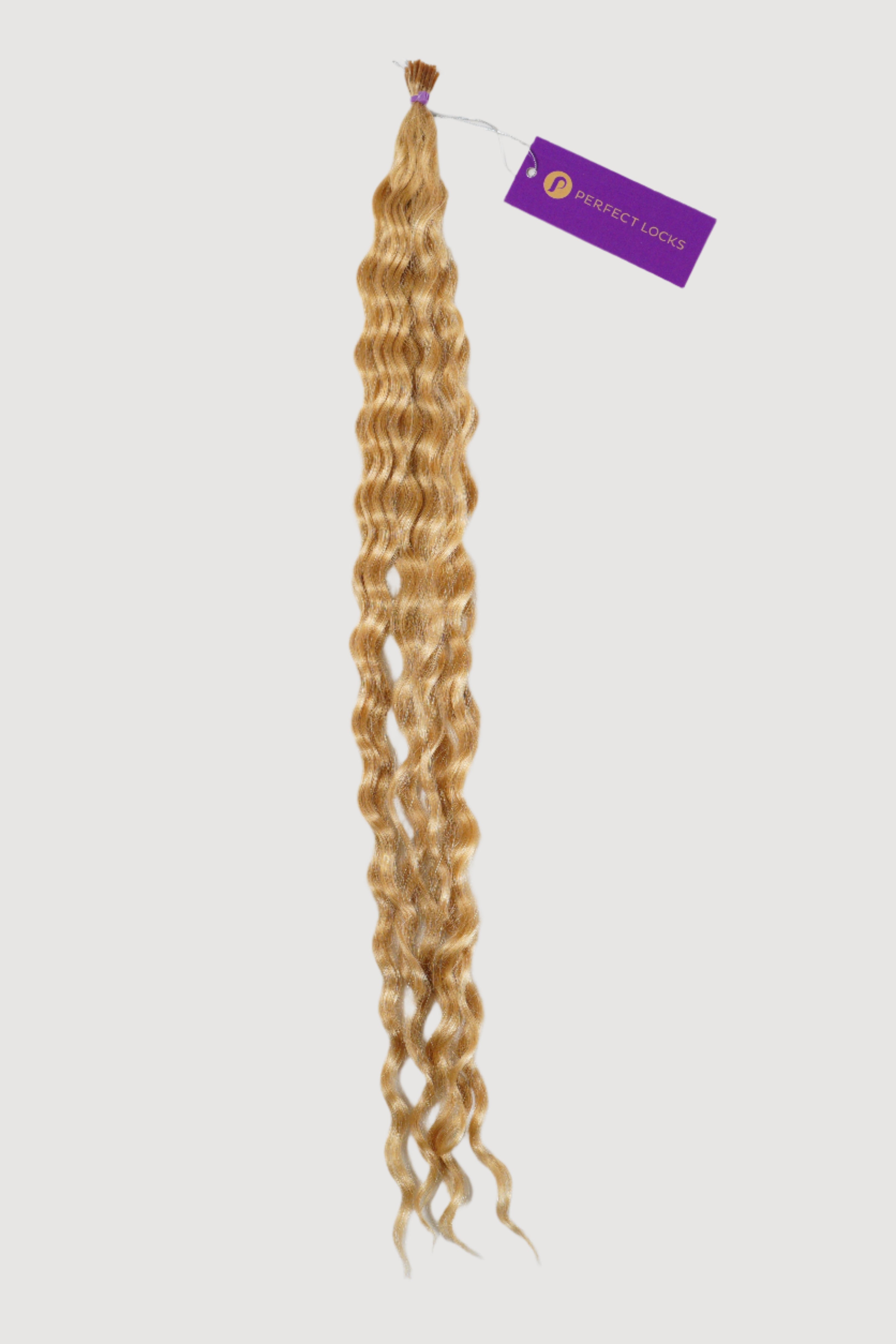 curly fusion i-tips/ golden blonde / 16" clearance by perfect locks