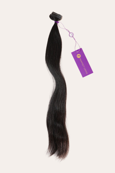 Straight Tape Hair / Natural Black / 18" (Smaller Tab)