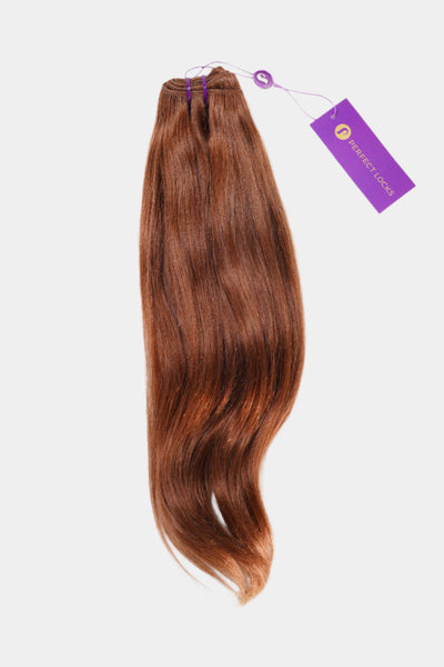 Straight Machine Weft / 14" / Light Auburn