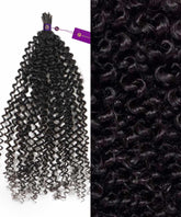 kinky curly fusion i-tip hair by perfect locks