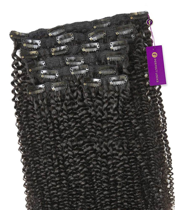 Kinky Curly Classic Clip In Hair Extensions