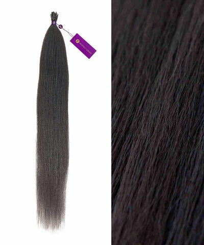 Relaxed Straight Fusion I-Tip Hair
