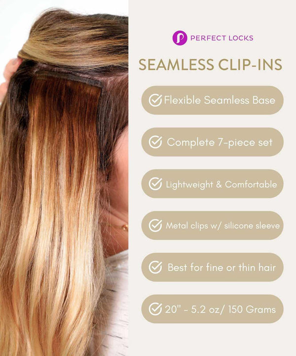 Wavy Seamless Clip-In Hair Extensions