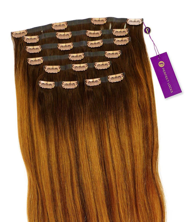 Straight Seamless Clip-In Hair Extensions