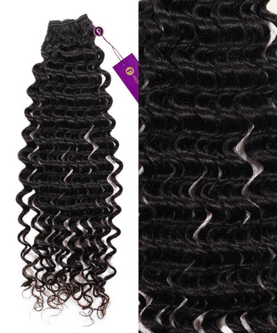 Tight Curly Hand-Tied Weft Rows (2oz)