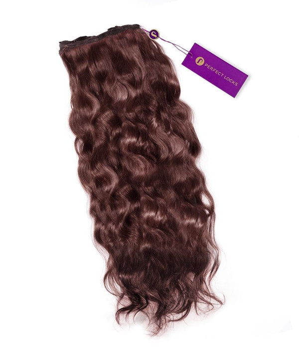 Wavy Machine Weft / 14" / #3 Chocolate Brown