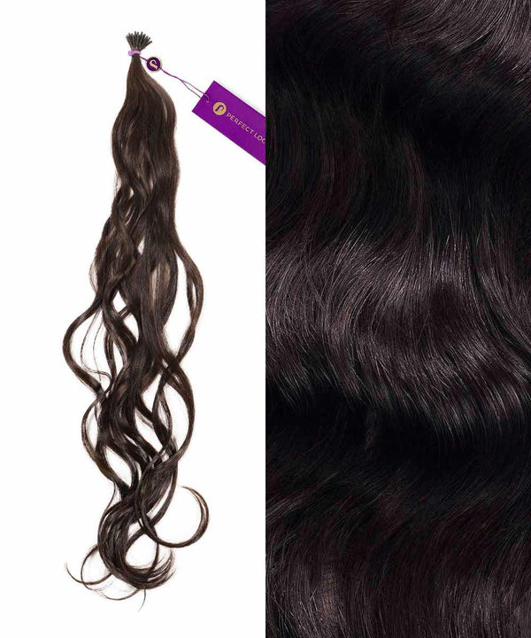 Wavy I Tip Fusion Hair Extensions Perfect Locks