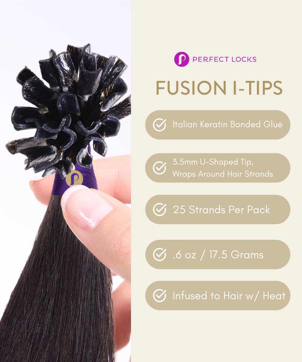 straight fusion u-tip hair by perfect locks