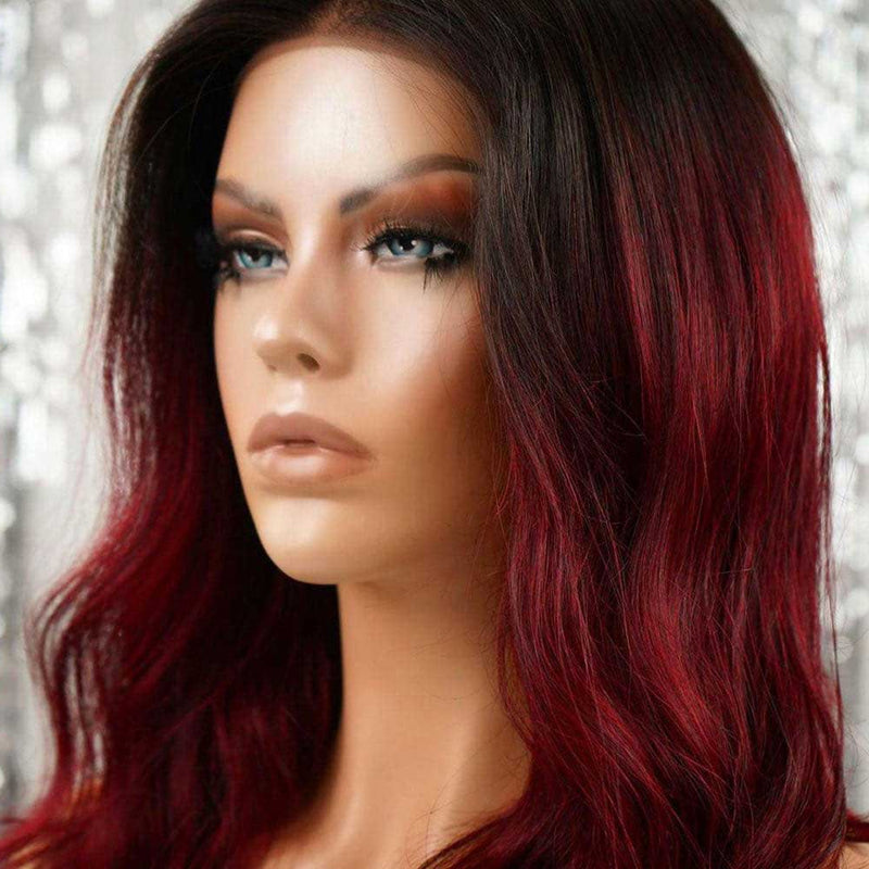 lace front wig on a mannequin head