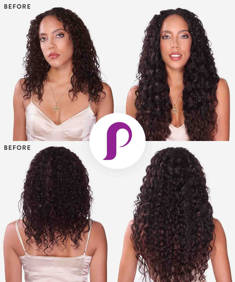 natural black (1B) curly tape in hair extensions by Perfect Locks#color_natural-black-(1B)