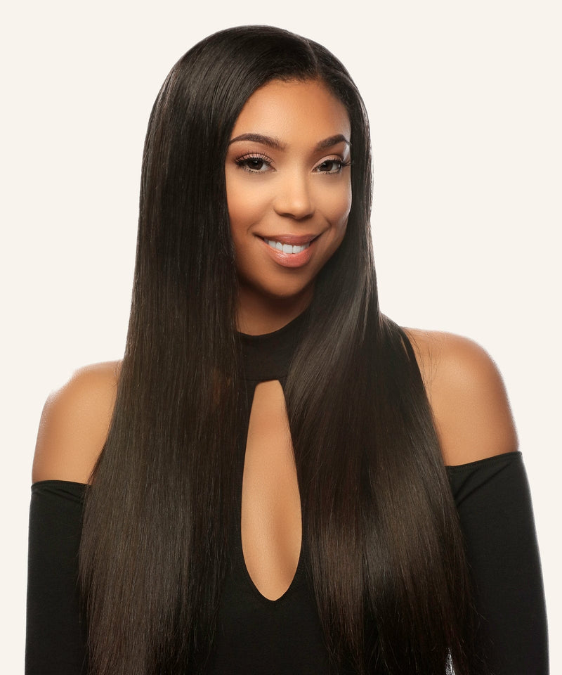 Straight Full Lace Wig Virgin Human Hair Perfect Locks