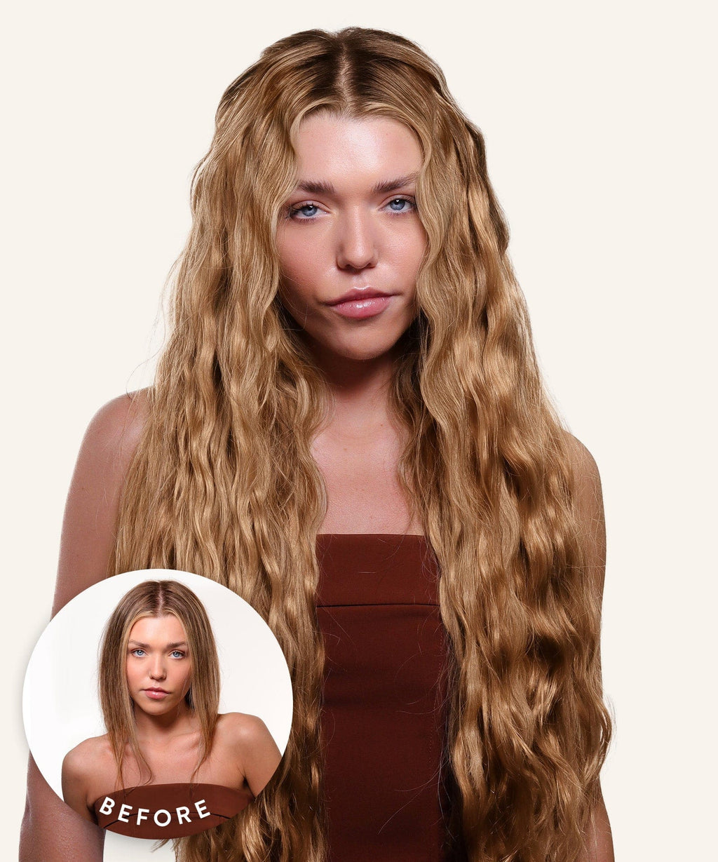 Wavy Seamless Clip-In Hair Extensions