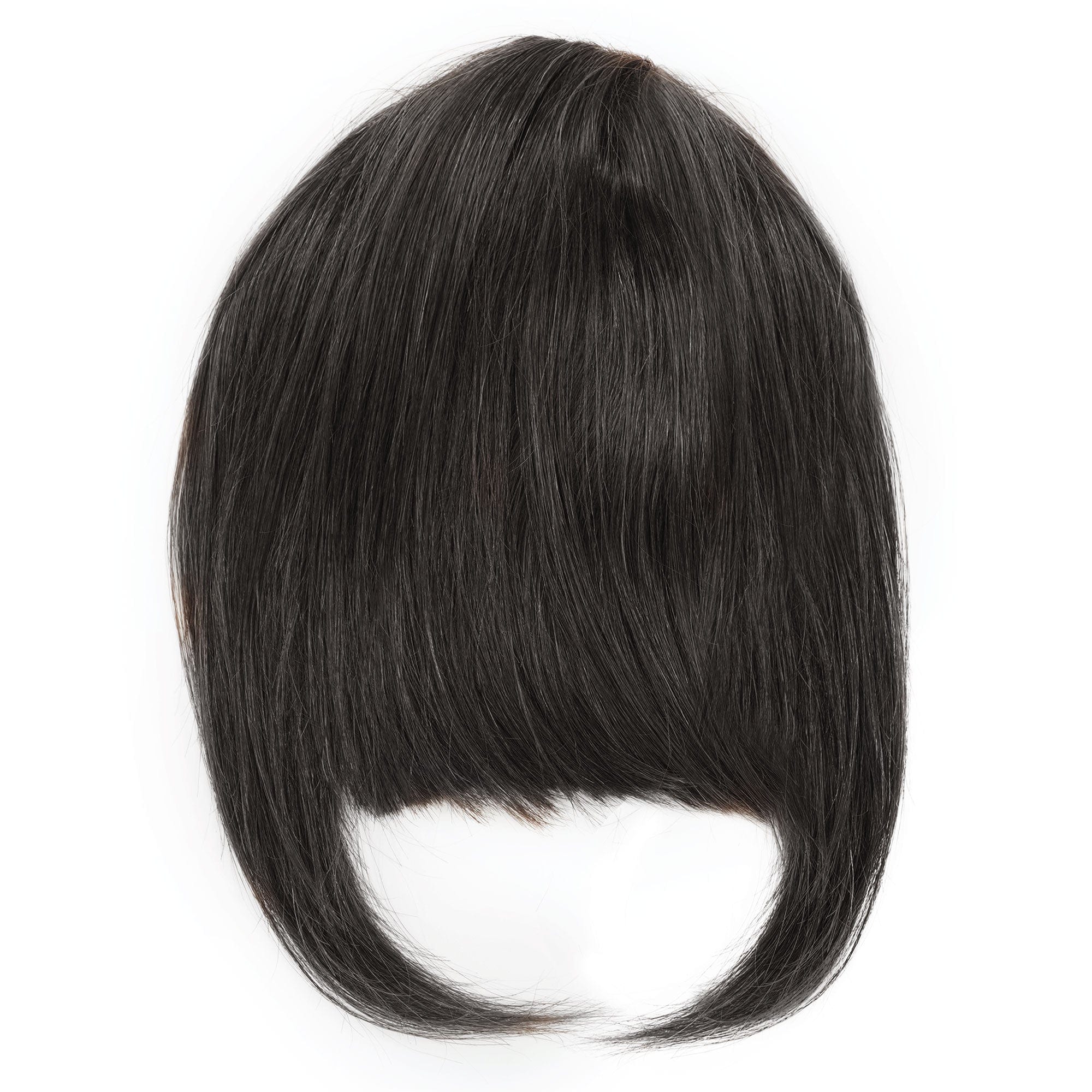 Clip In Bangs Human Hair#color_natural-black-(1B)