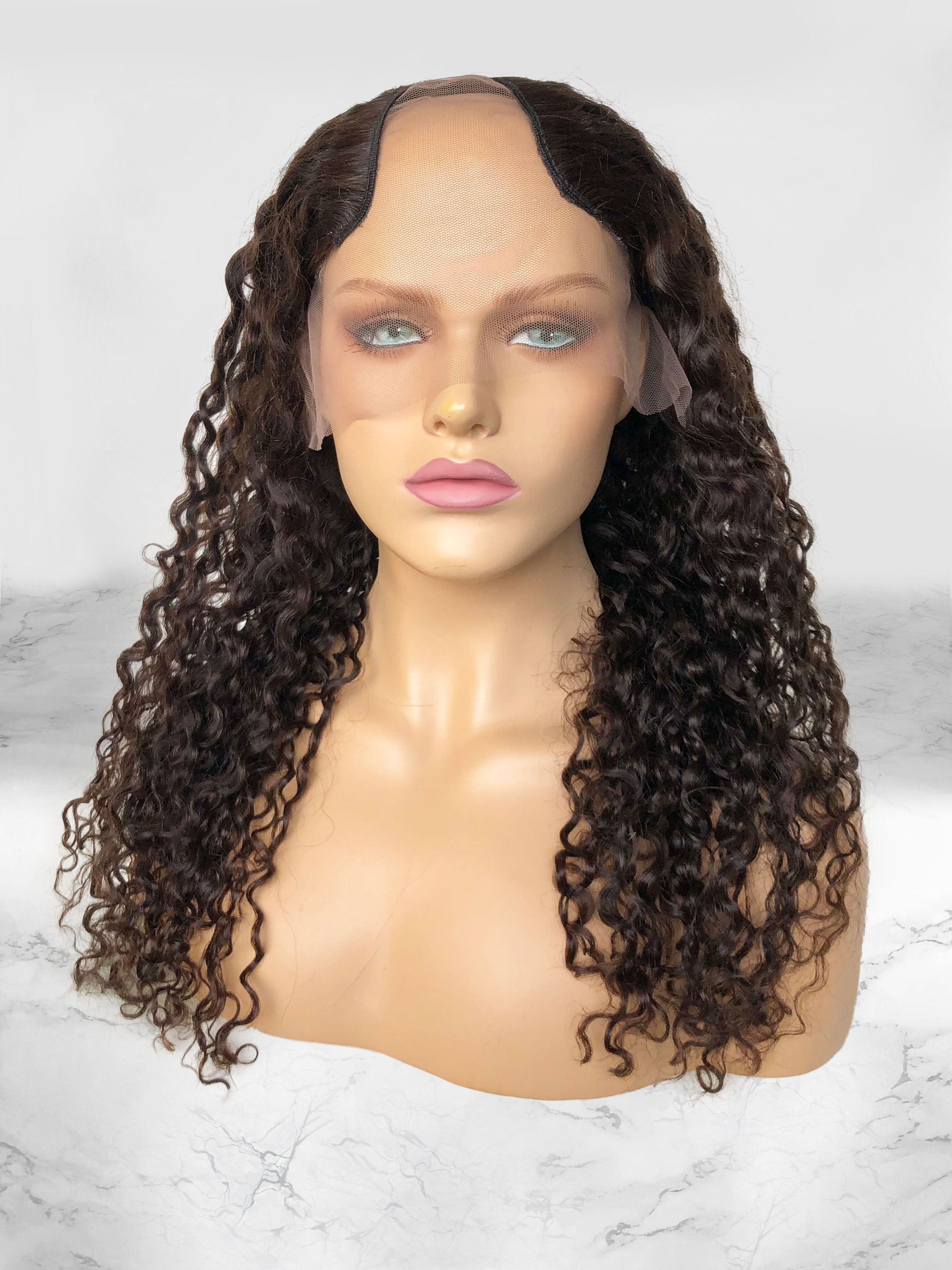 24 popular Inch Curly U-Part Wig