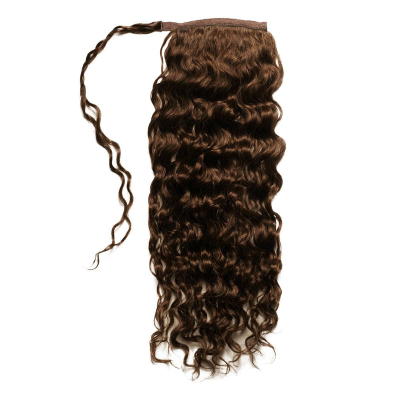 Curly Ponytail / #3 Chocolate Brown / 16"