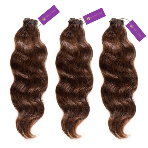 3 x Wavy Hand-Tied Rows Bundle Deal – Perfect Locks