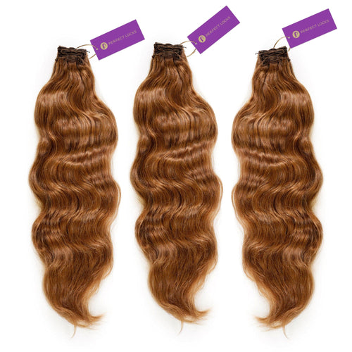 3 x Wavy Hand-Tied Rows Bundle Deal – Perfect Locks